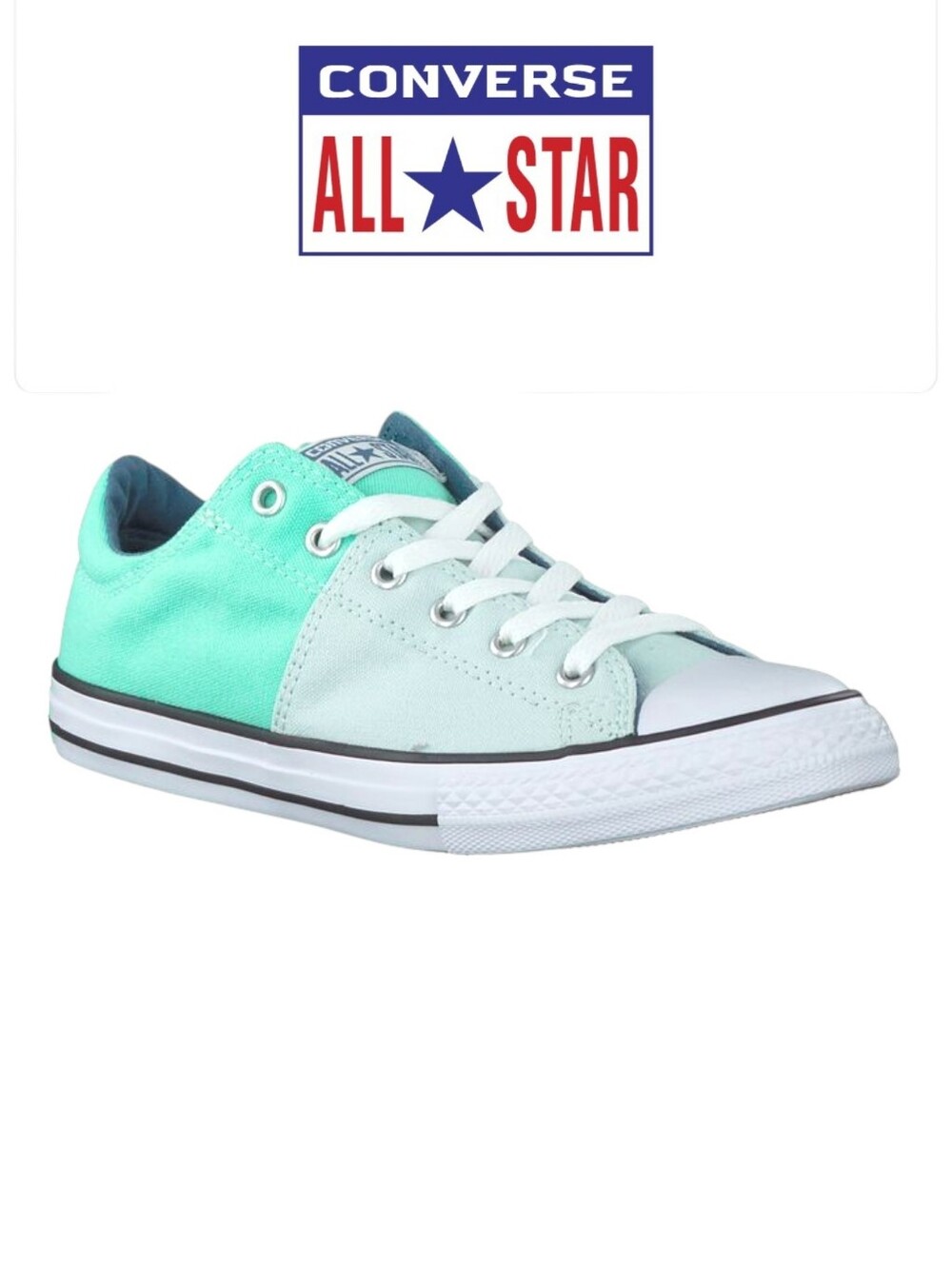 Converse Chuck Taylor All Star Low - Mint / Seafoam Two Tone Sneakers Size 5